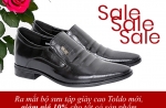 Giảm giá ra mắt bộ sưu tập giày cao nam Toldo mới